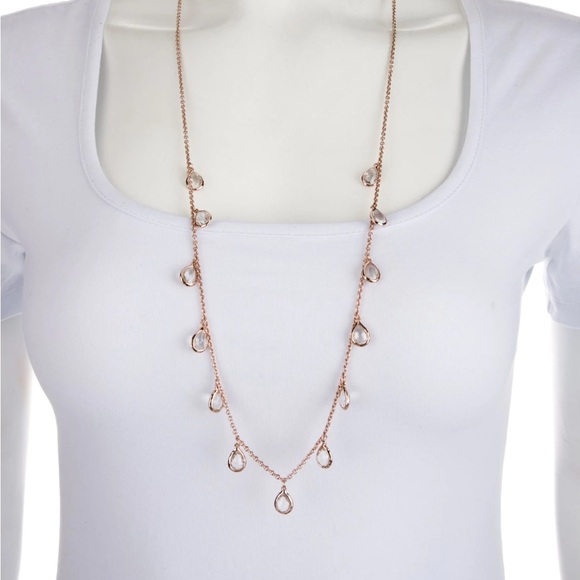 Ippolita RoseQuartz Dangle Necklace